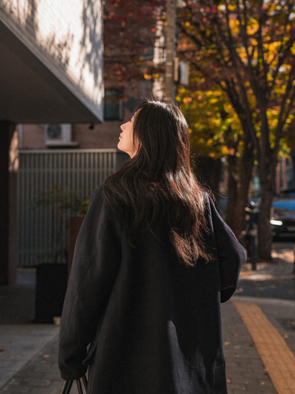 MUSINSA公式 | Havehad City Wool Half Coat (Charcoal)