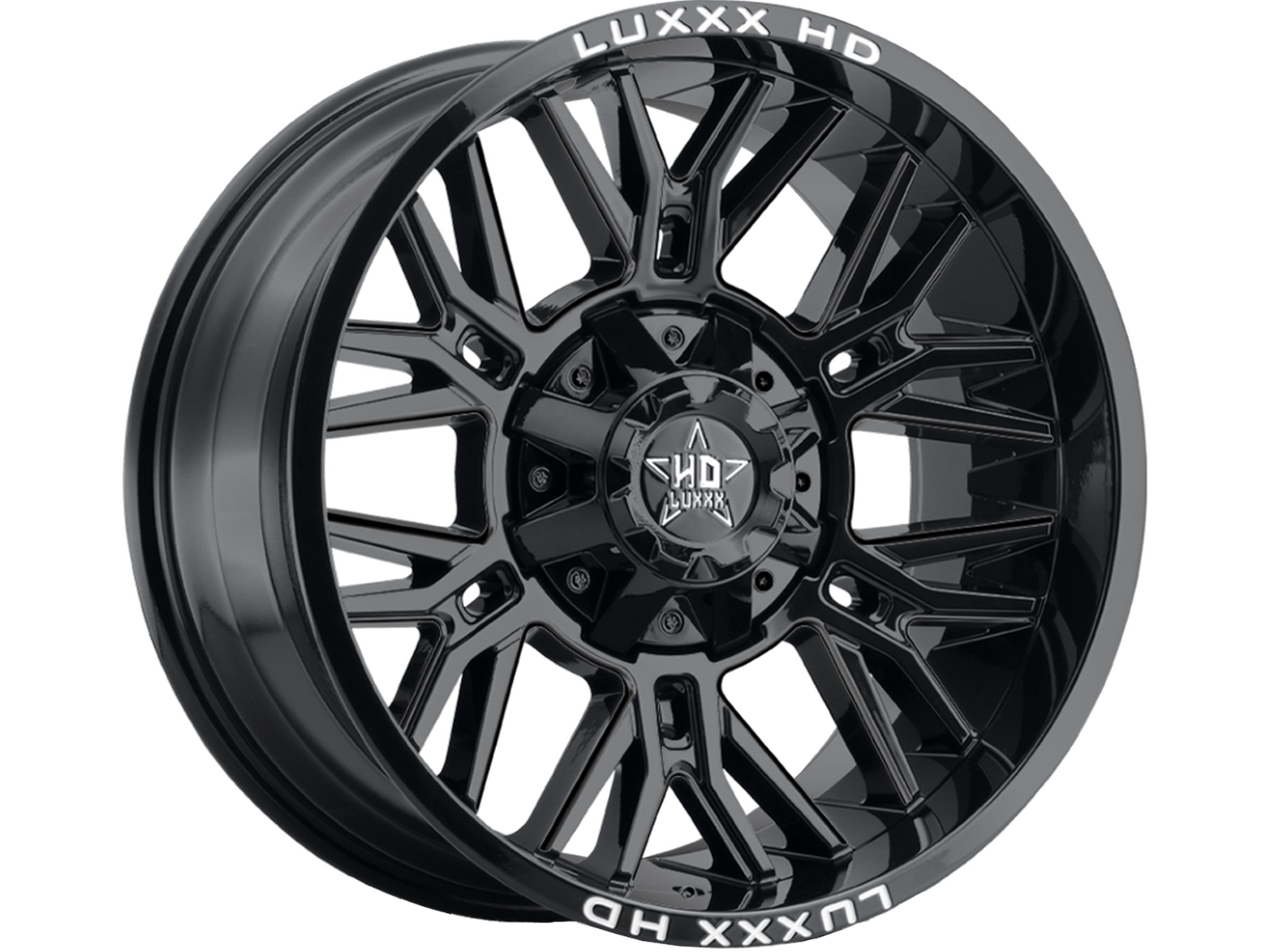 Luxxx HD Gloss Black LHD25 Wheel LHD2522125127139-44D-A | Havoc