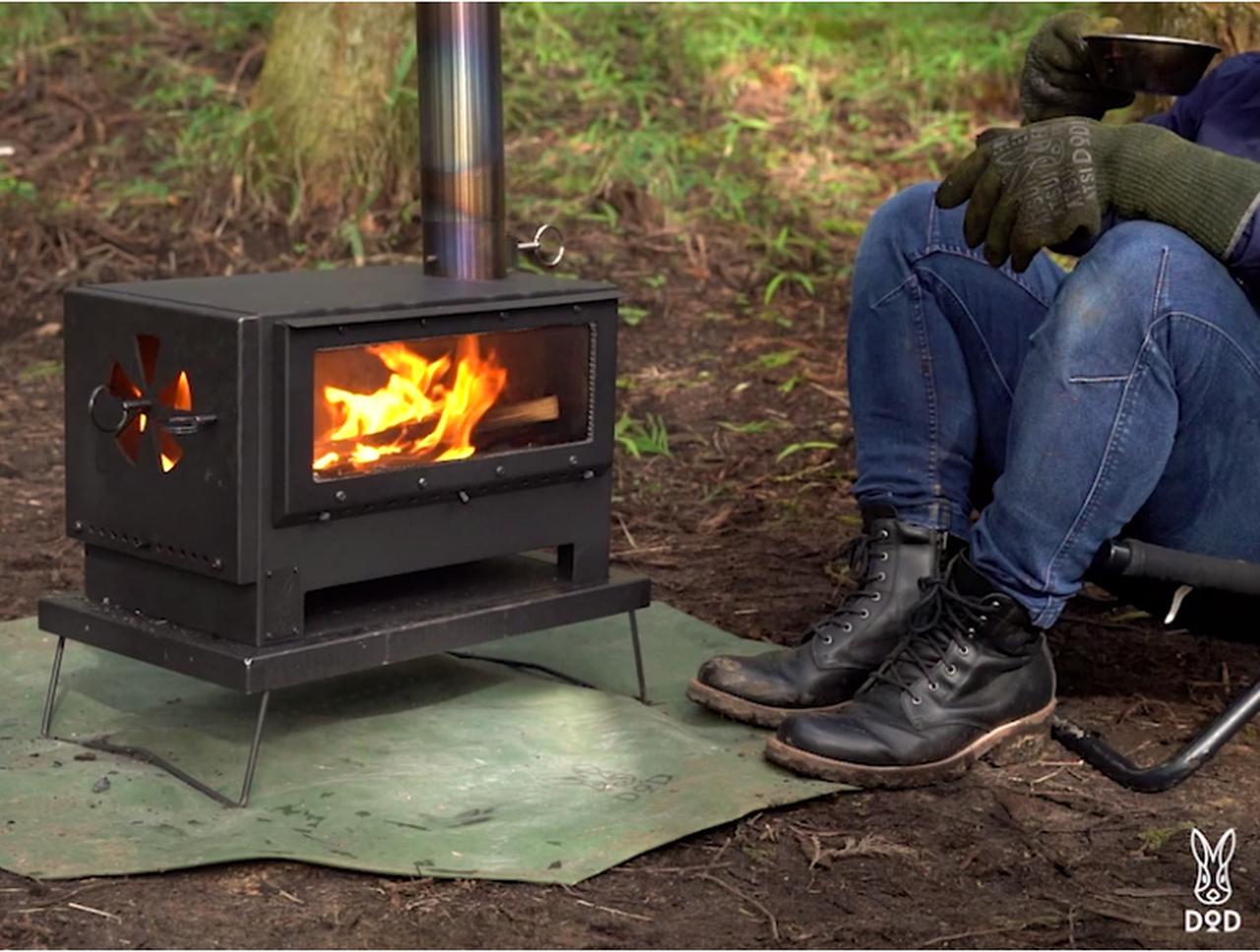 DOD初心者向けの薪ストーブ「おとなのまきちゃん」を発売！冬キャンプ