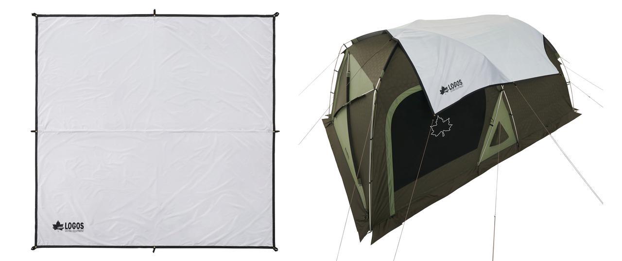 注目リリース】暑さ対策☆テントにかぶせるだけ！ LOGOS（ロゴス）の