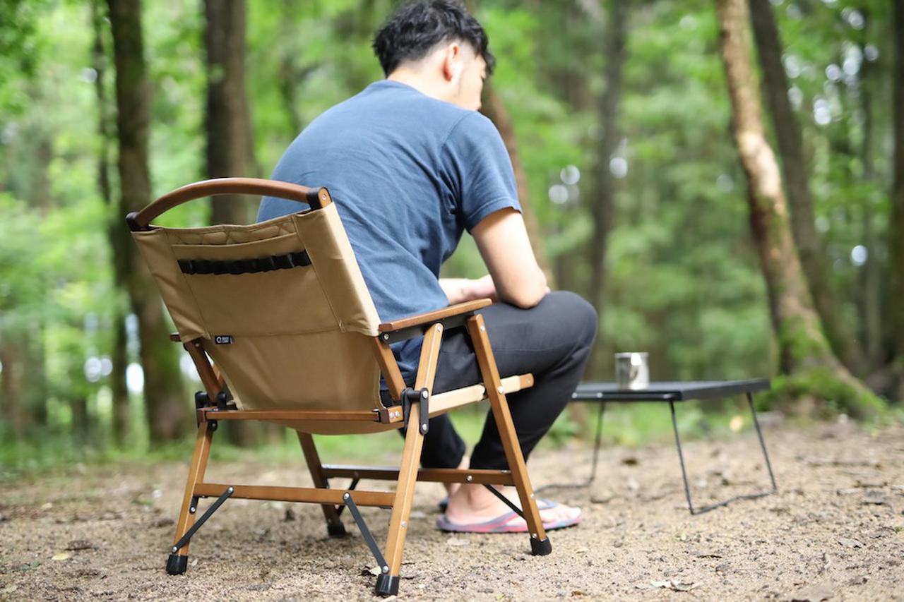 QUICK CAMP アウトドア ウッドアローチェア 2脚セット QUICK CAMP