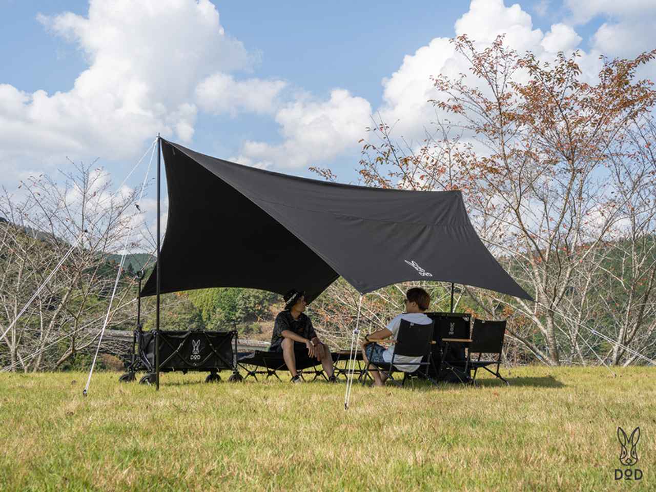 いつかのタープ」TC素材で新登場！】 DODの大人気商品に新色ブルー