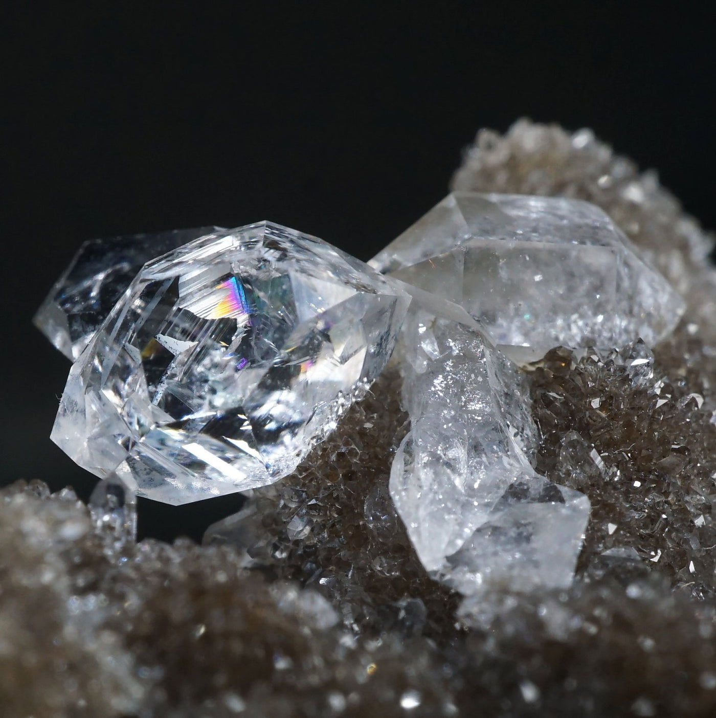 母岩付きハーキマーダイヤモンド(水晶) – 天然石ハッピーギフト