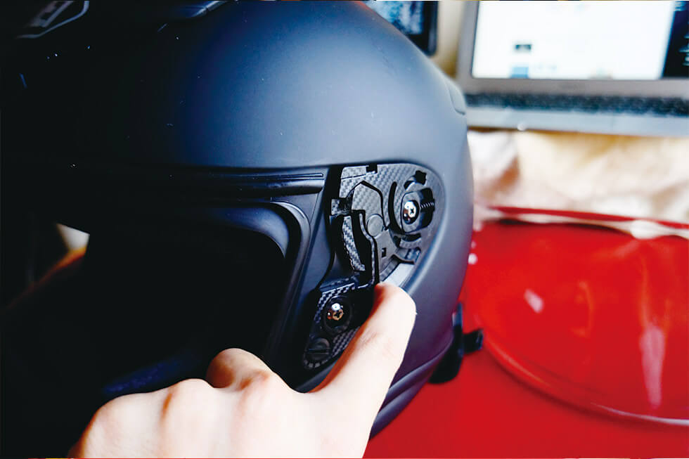 SHOEI Z-7』がやってきた！【後編】ミラーシールドでイケメン計画