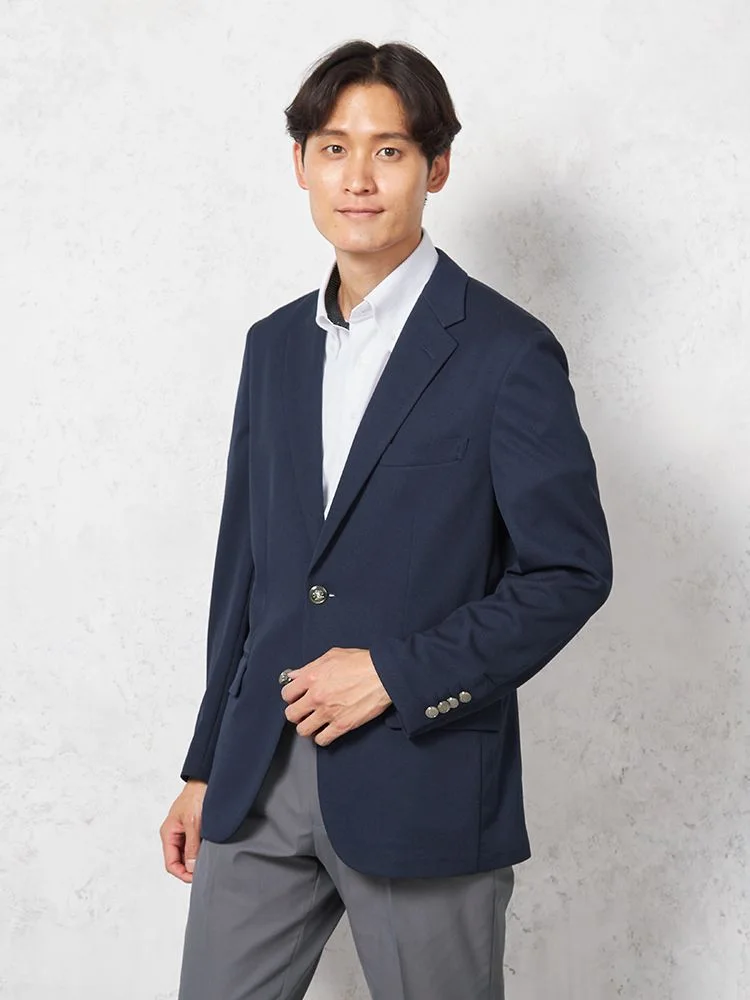 サスビズxRENU】ジャケット ブレザー ウォッシャブル 軽量 ストレッチ