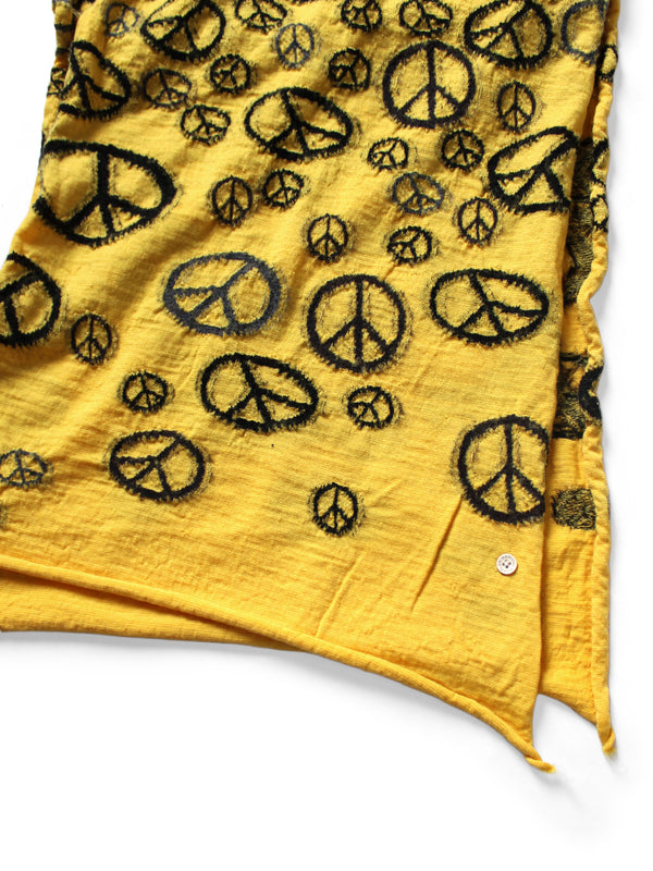 Kapital Felted Wool Peace Mark Happy Scarf Muffler – HARUYAMA
