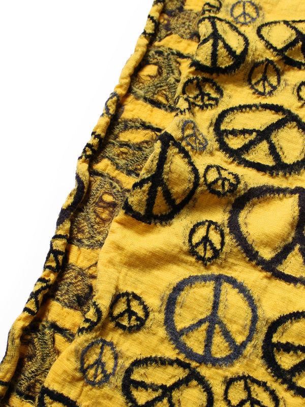Kapital Felted Wool Peace Mark Happy Scarf Muffler – HARUYAMA