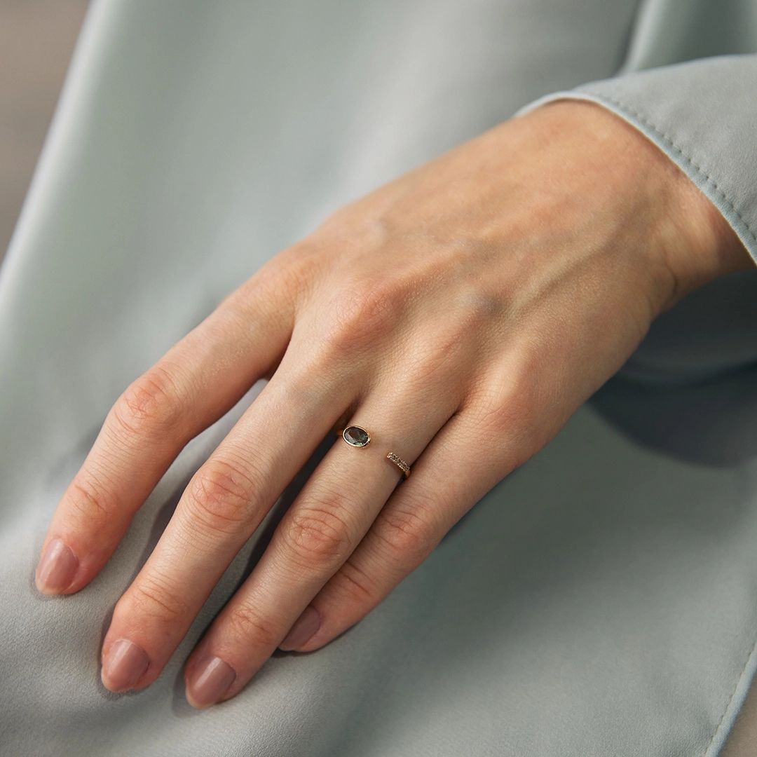 Color change andesine ring /カラーチェンジ・アンデシン | Hariqua