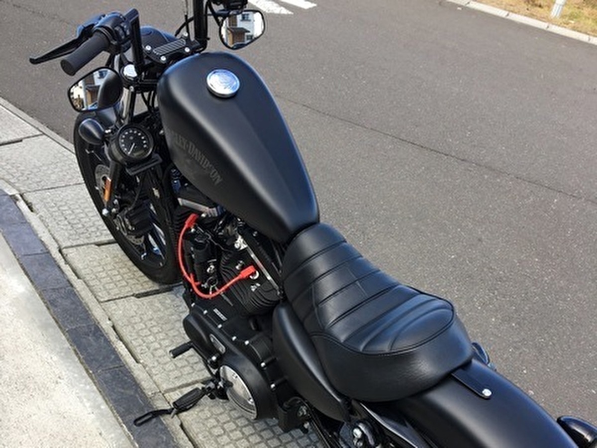 メーター移設スポーツスターアイアン | スポーツスターアイアンのある生活