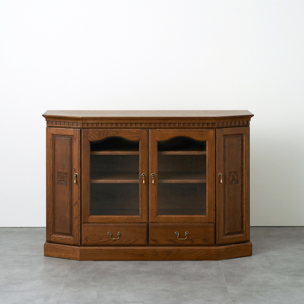 樹種で選ぶ「ライティングビューロー(スツール付)(COT-102)」 | 葉山家具