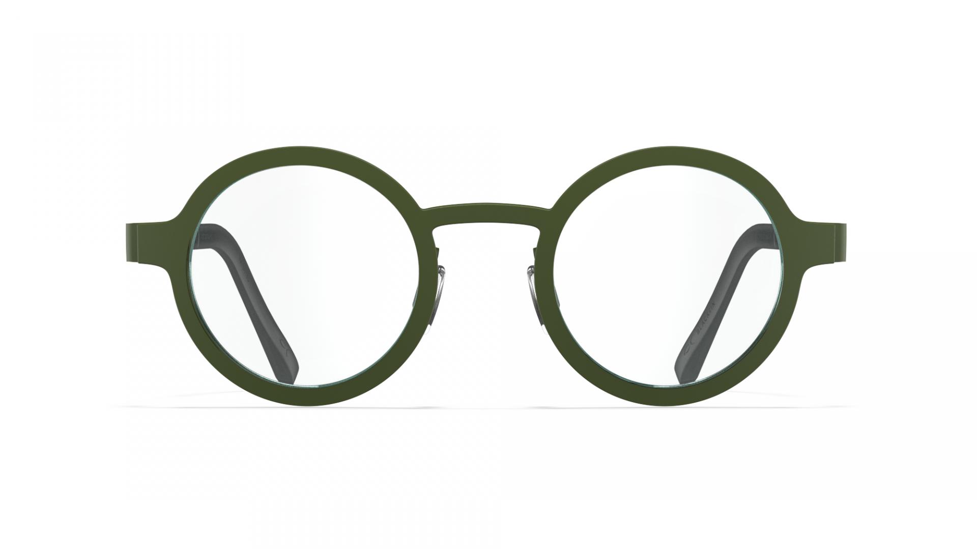 Eyeglasses Army dark green | Blackfin St. denis Round Pantos