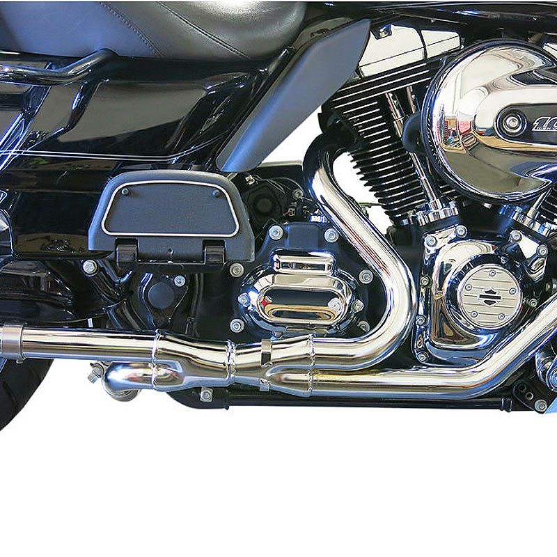 1995～2016 ツーリング 4.5インチ スリップオンマフラー スムース