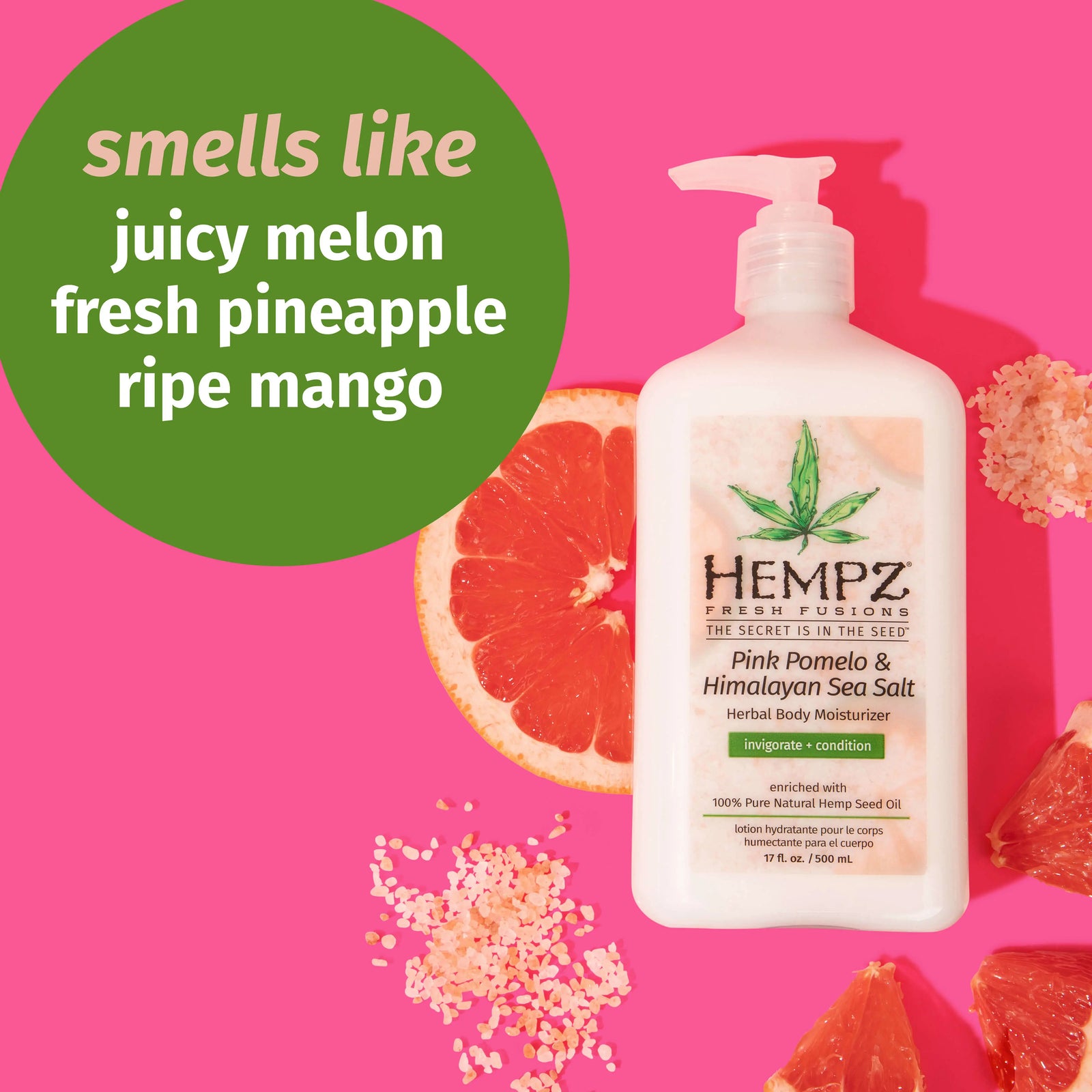Hempz Fresh Fusions Pink Pomelo & Himalayan Sea Salt Herbal Body
