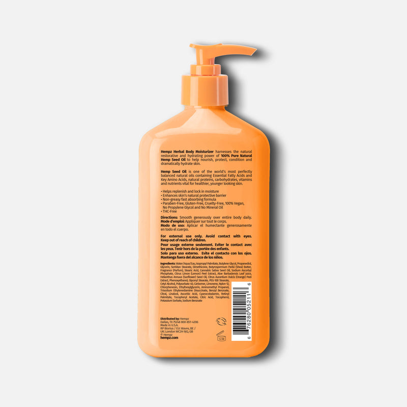 Hempz Citrus Blossom Herbal Moisturizing Lotion with Brightening
