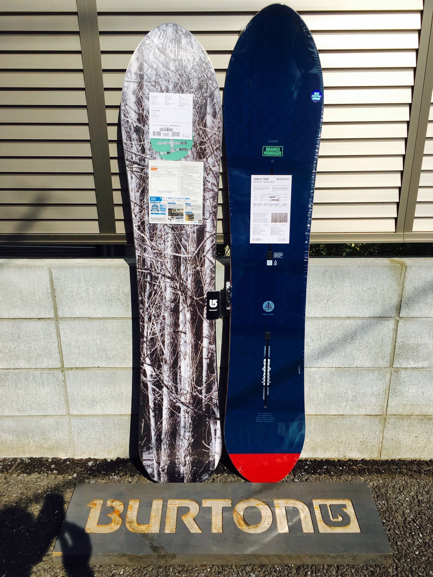 BURTON BRANCH MANAGER入荷!!: [BURTON正規代理店・SECTOR9専門店