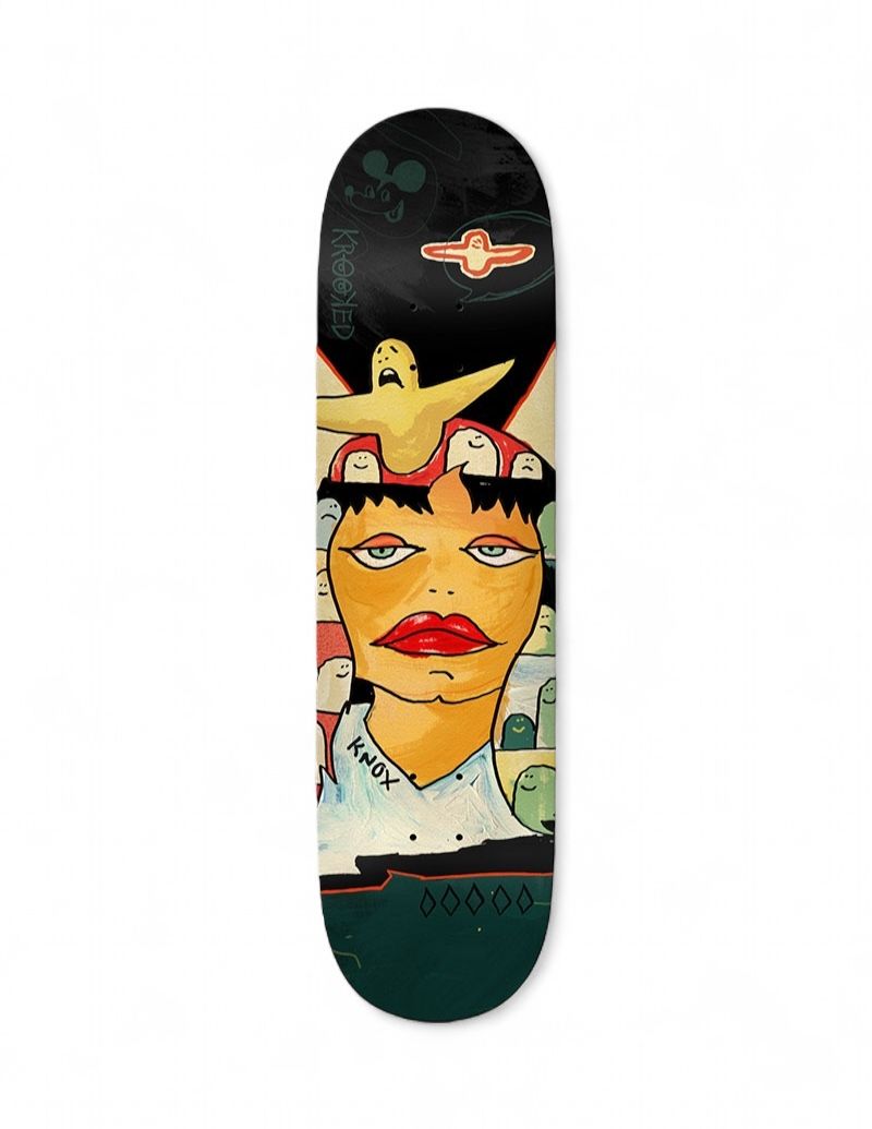 KROOKED SKATEBOARDS - Krooked Three Star Knox 8.25 / スケボー