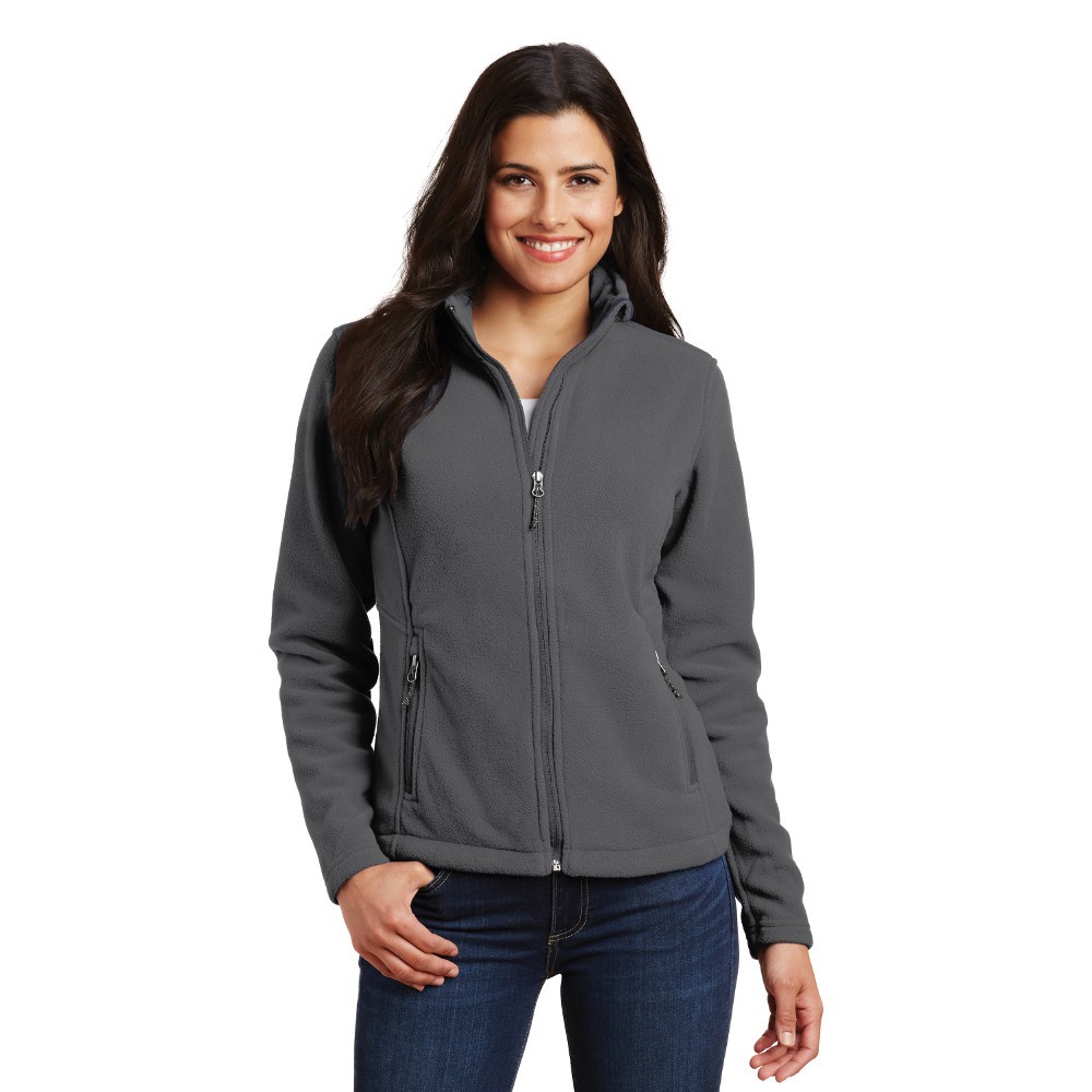 FEMALE ZIP-UP FLEECE JACKET L217 - Health Care Logo Wear