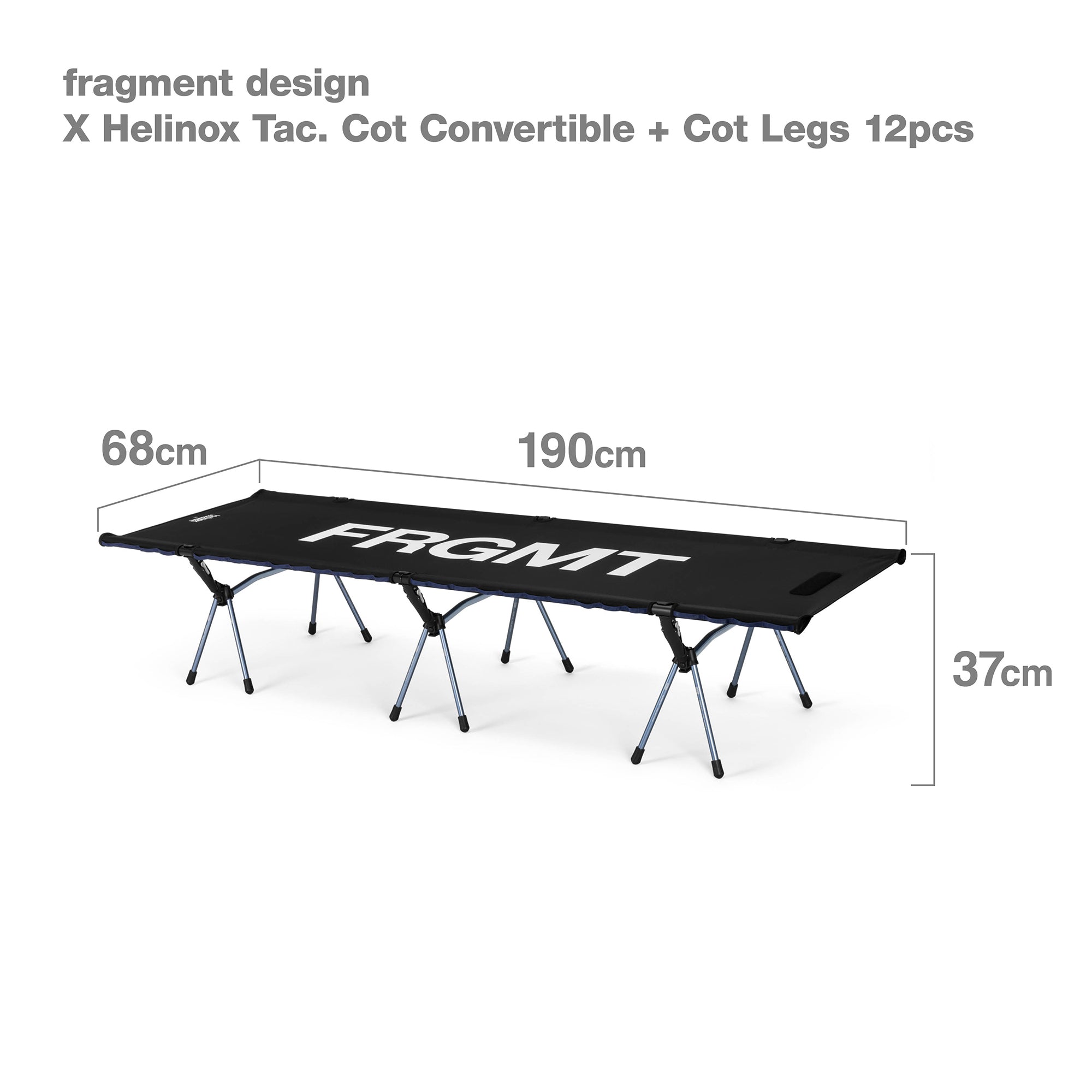 fragment design × Helinox Tac. Cot One Convertible (with Legs