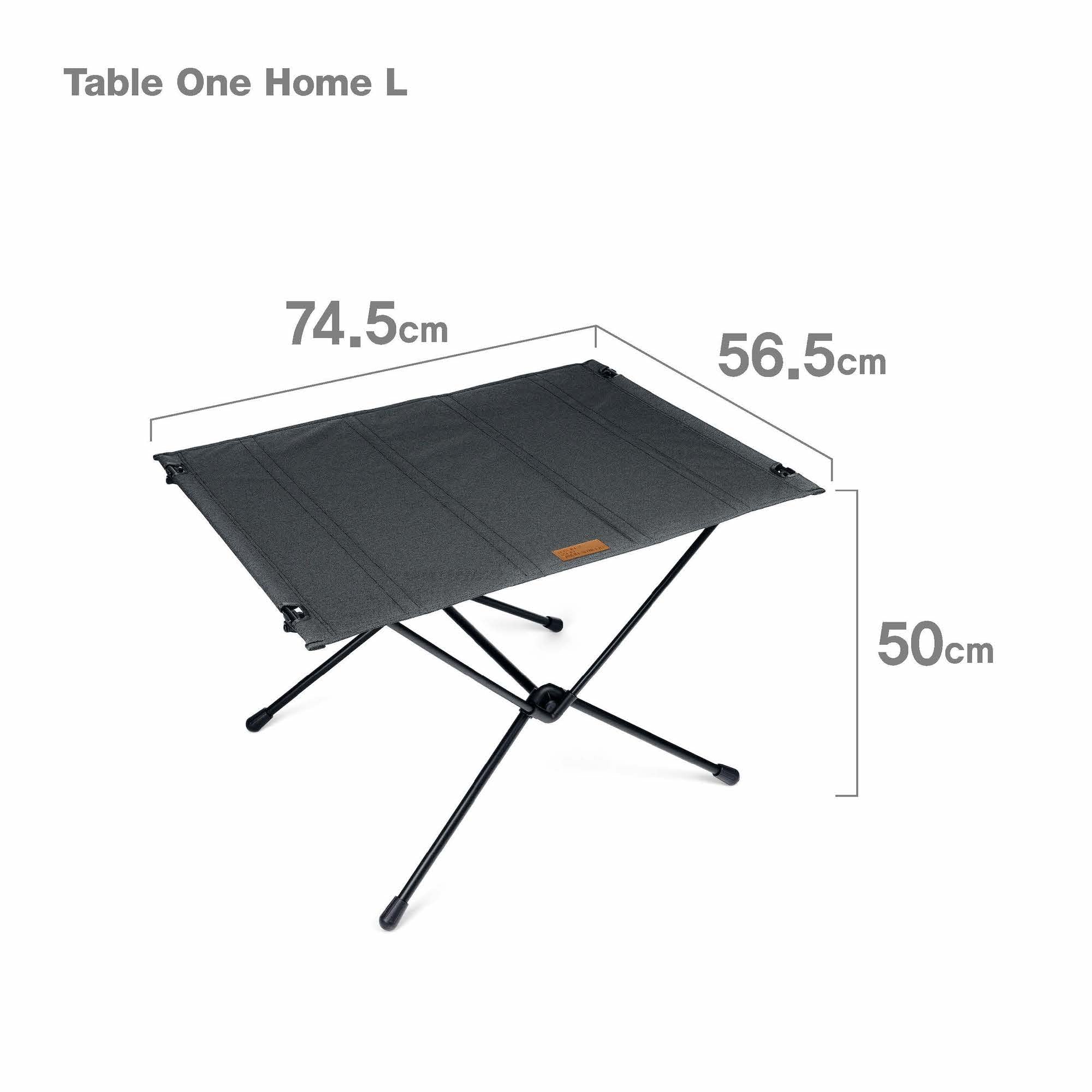 Table One Home L - Black – Helinox Japan