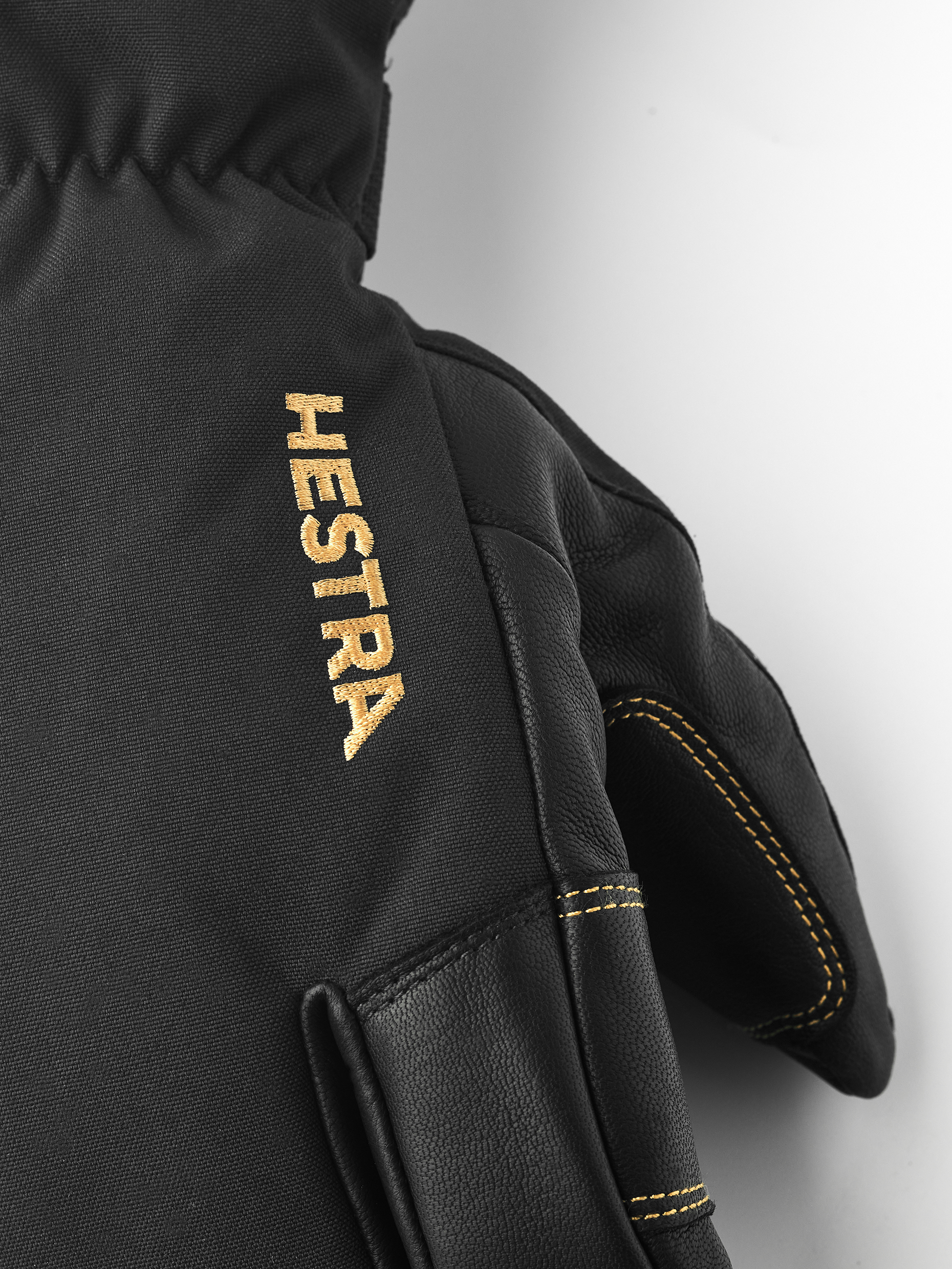 Army Leather Gore-Tex 3-finger - Schwarz | Hestra Gloves