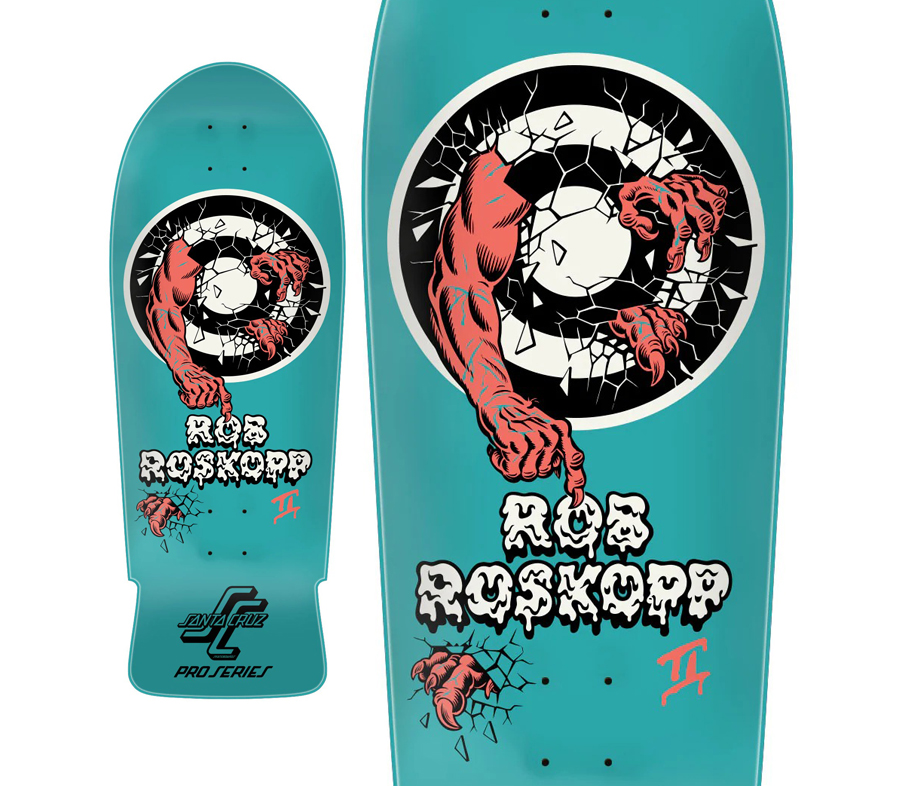 Santa Cruz Rob Roskopp Face スケボーデッキ