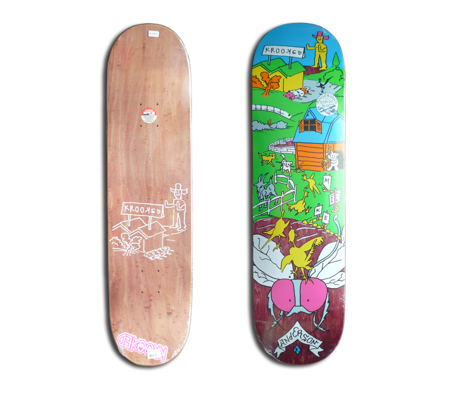 KROOKED MIKE ANDERSON THE YARD DECK (8.38 x 32inch) デッキ