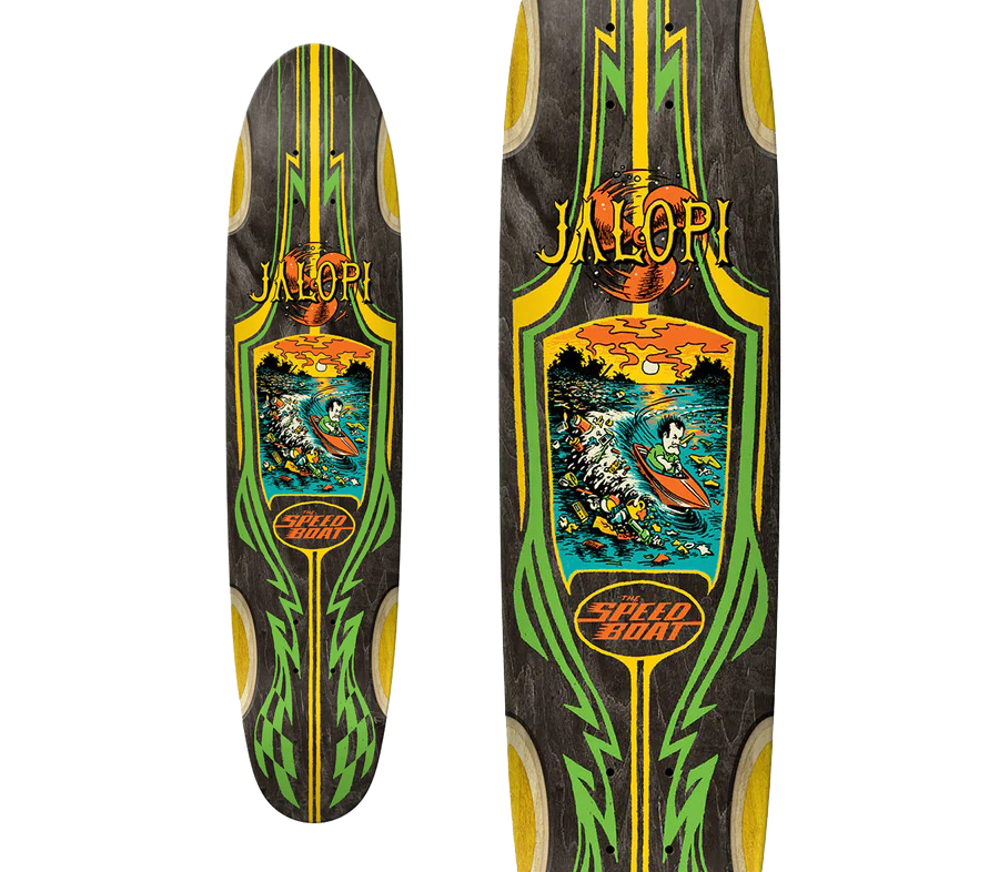ANTI HERO JALOPI SKATE CO. SPEEDBOAT DECK (7.74 x 33.99inch