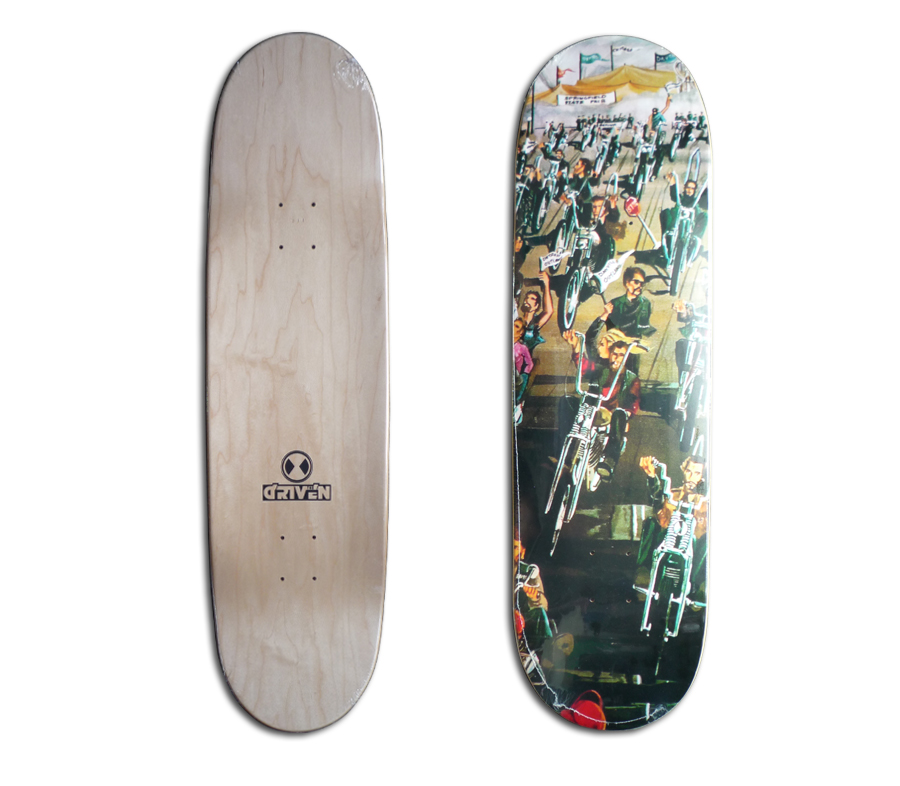 THE DRIVEN OUTLAW MOTORCYCLE PARADE DECK (9 x 32.8inch) デッキ