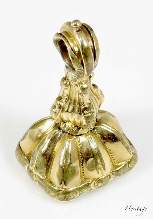 ヴィクトリアンのアメジストの愛のメッセージを伝えるプチ