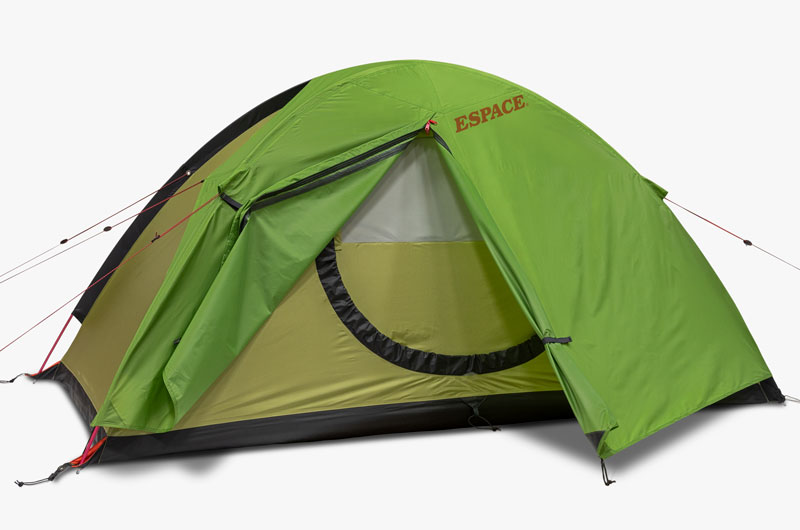 ESPACE マキシム ドーム型テント グリーン2〜3人用 前室フライシート