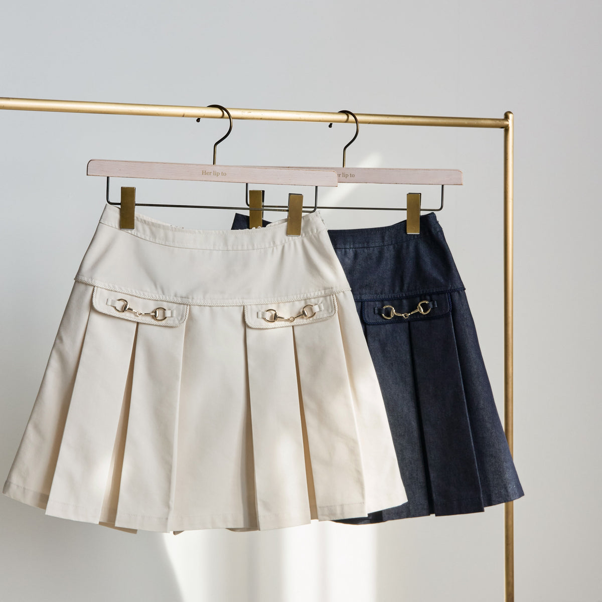 Pleated Mini Skirt