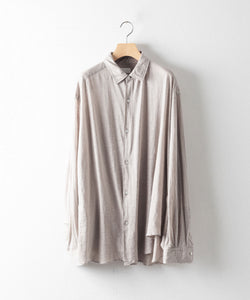 KANEMASA PHIL.】28G ATMOSPHERE RAMIE L/S SHIRT - KHAKI | 公式通販