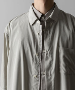 ssstein / シュタイン】OVERSIZED LAYERED SHIRT - GREY | 公式通販
