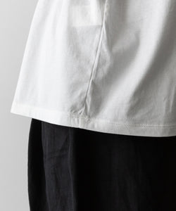 KANEMASA PHIL.】46G COTTON THIN PACK TEE - WHITE × BLACK | 公式