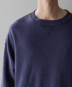 INTÉRIM/インテリム】BLEACH HYPER BIG V LOOP WHEEL SEAMLESS SWEAT