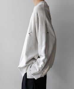 stein / シュタイン】OVERSIZED REBUILD SWEAT LS - GREIGE | 公式通販