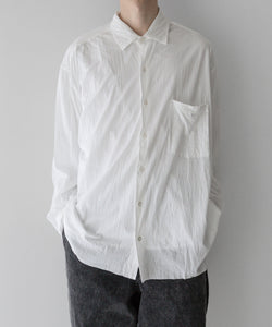 KANEMASA PHIL.】46G ARTISAN JERSEY SHIRT - WHITE – session