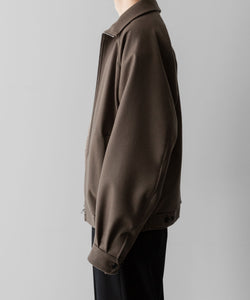 ssstein / シュタイン】MELTON ZIP UP BLOUSON - DARK GREIGE | 公式
