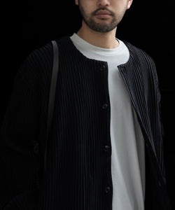 stein / シュタイン】OBLIQUE PATTERNED KNIT CARDIGAN - BLACK | 公式