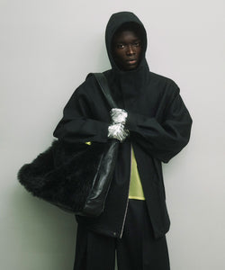 ssstein / シュタイン】MELTON HOODED BLOUSON - BLACK | 公式通販