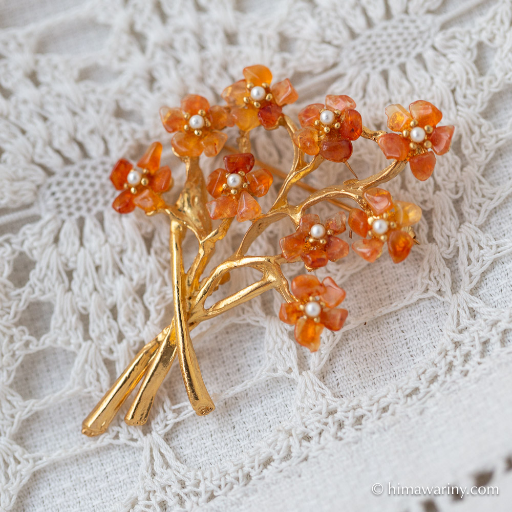 Swoboda スワボダ-天然石-オレンジジュエル・カーネリアン花束