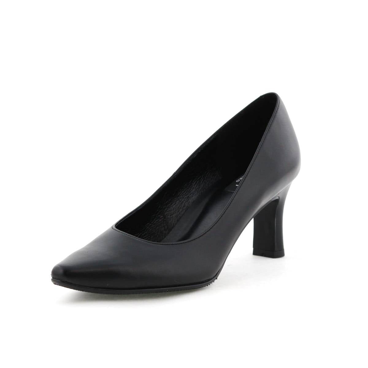 月の舟 23cm 5cmヒール ダンス用 ブラックパンプス 月の舟 23cm 5cm