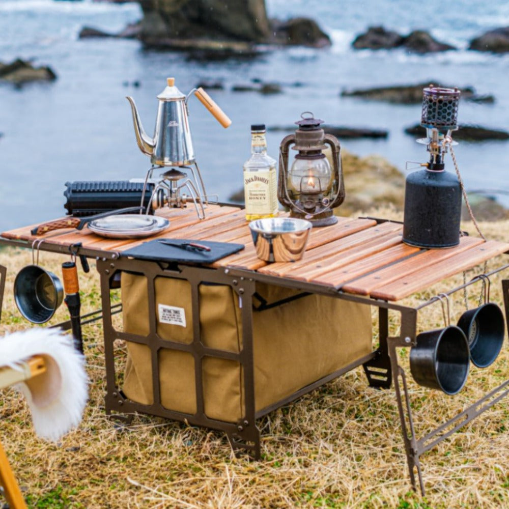 SomAbito 焚き火side stand(脚付)ビンテージカラー ソマビト somabito