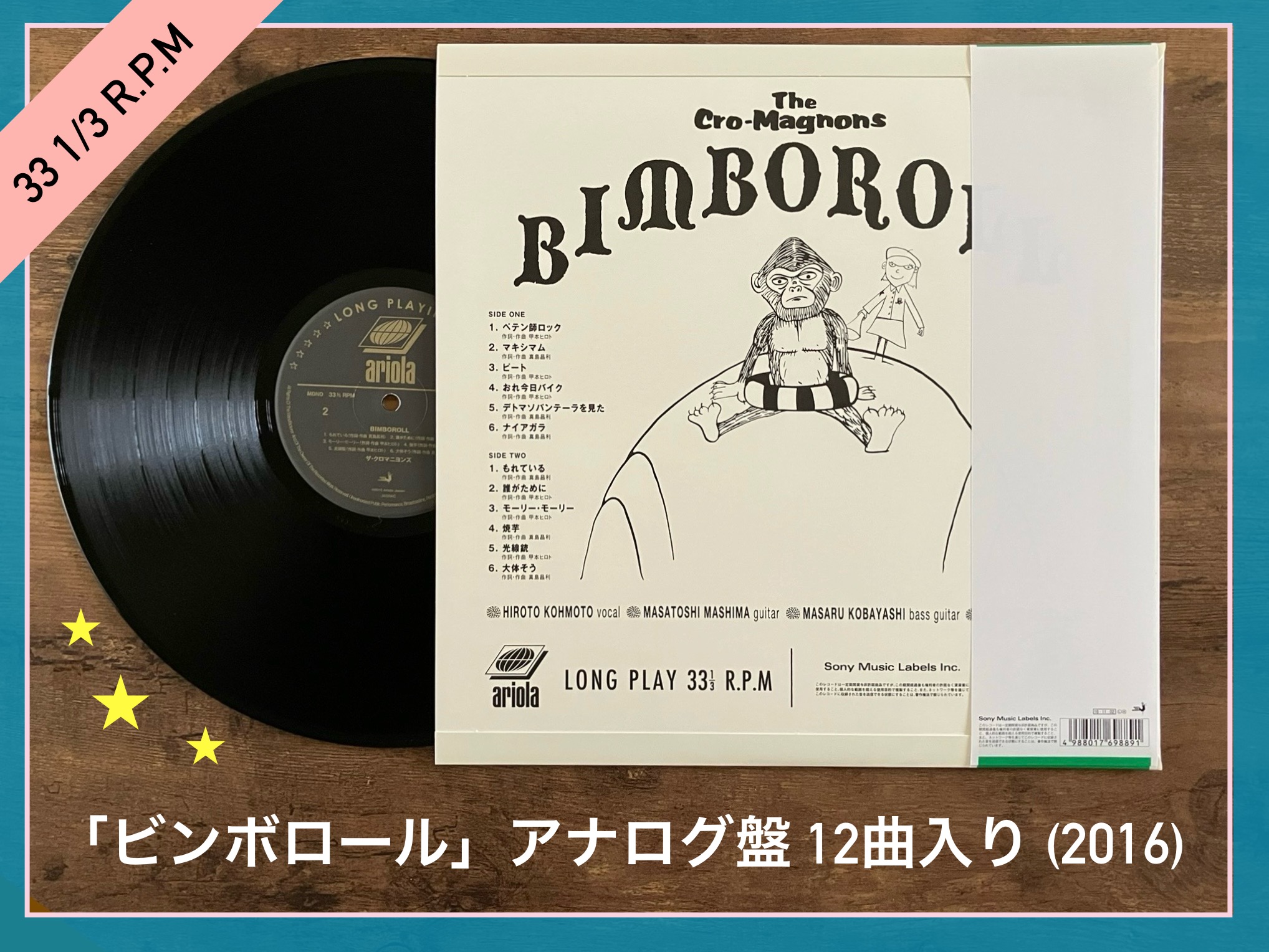 ザ・クロマニヨンズ ビンボロール モノラル レコード ザ