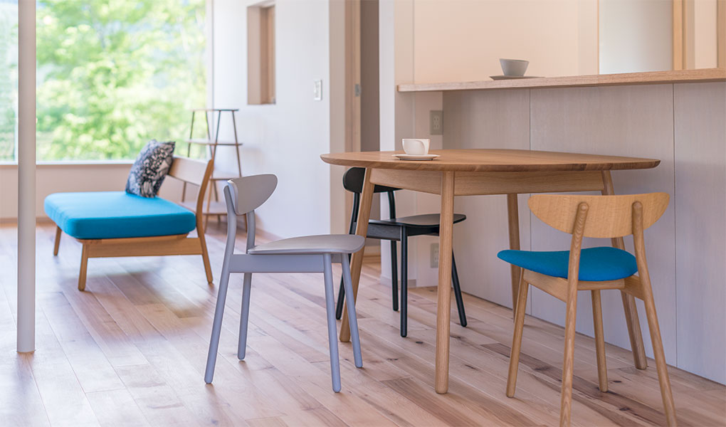 HIDA HIDA 飛騨産業 cobrina コブリナ ダイニングテーブル オーク材 半