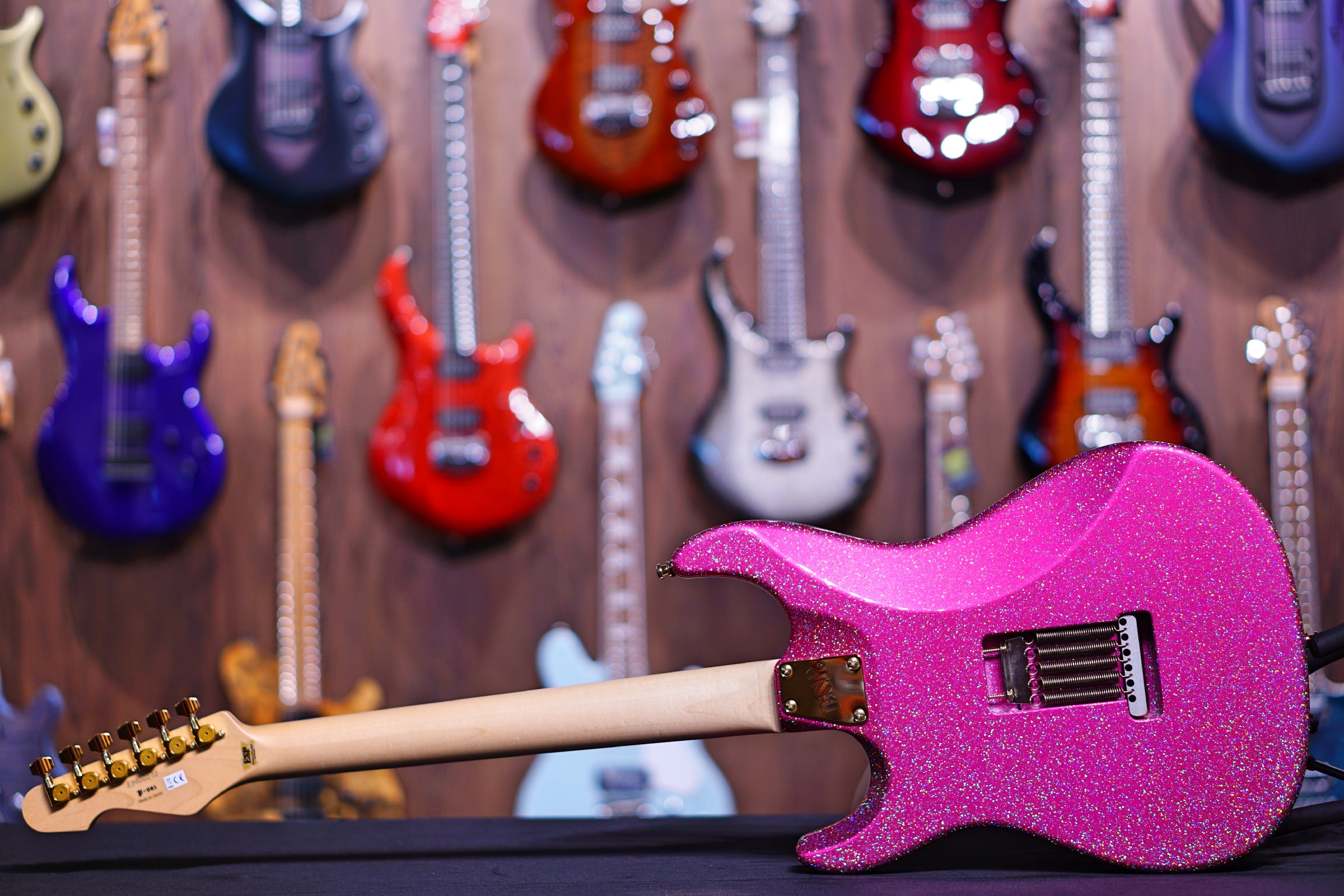 ESP SNAPPER Takayoshi Ohmura Custom -Twinkle Pink Maple fretboard E940