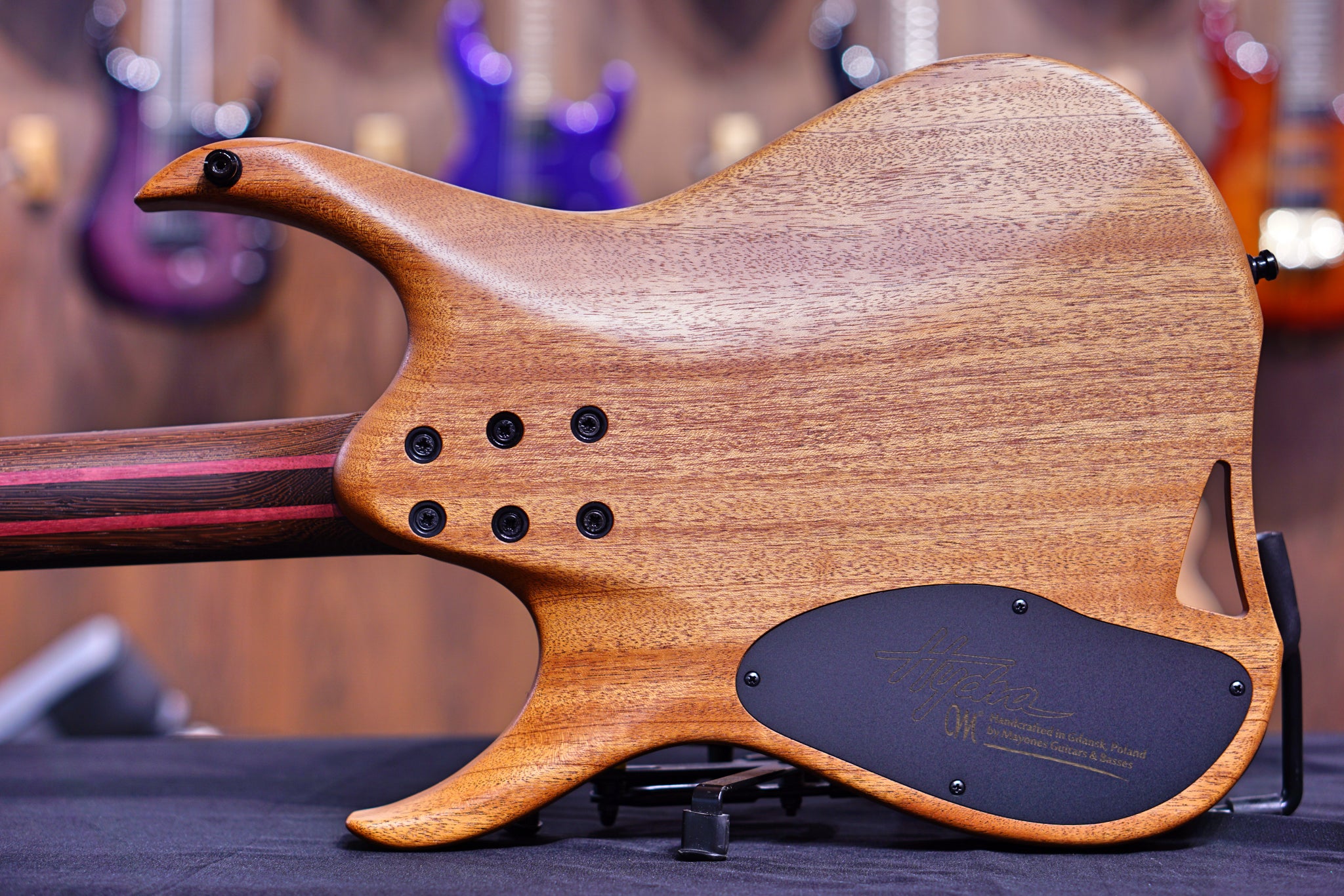 Mayones Hydra Elite VF 6 HF2108460 Trans dirty purple blue burst satin