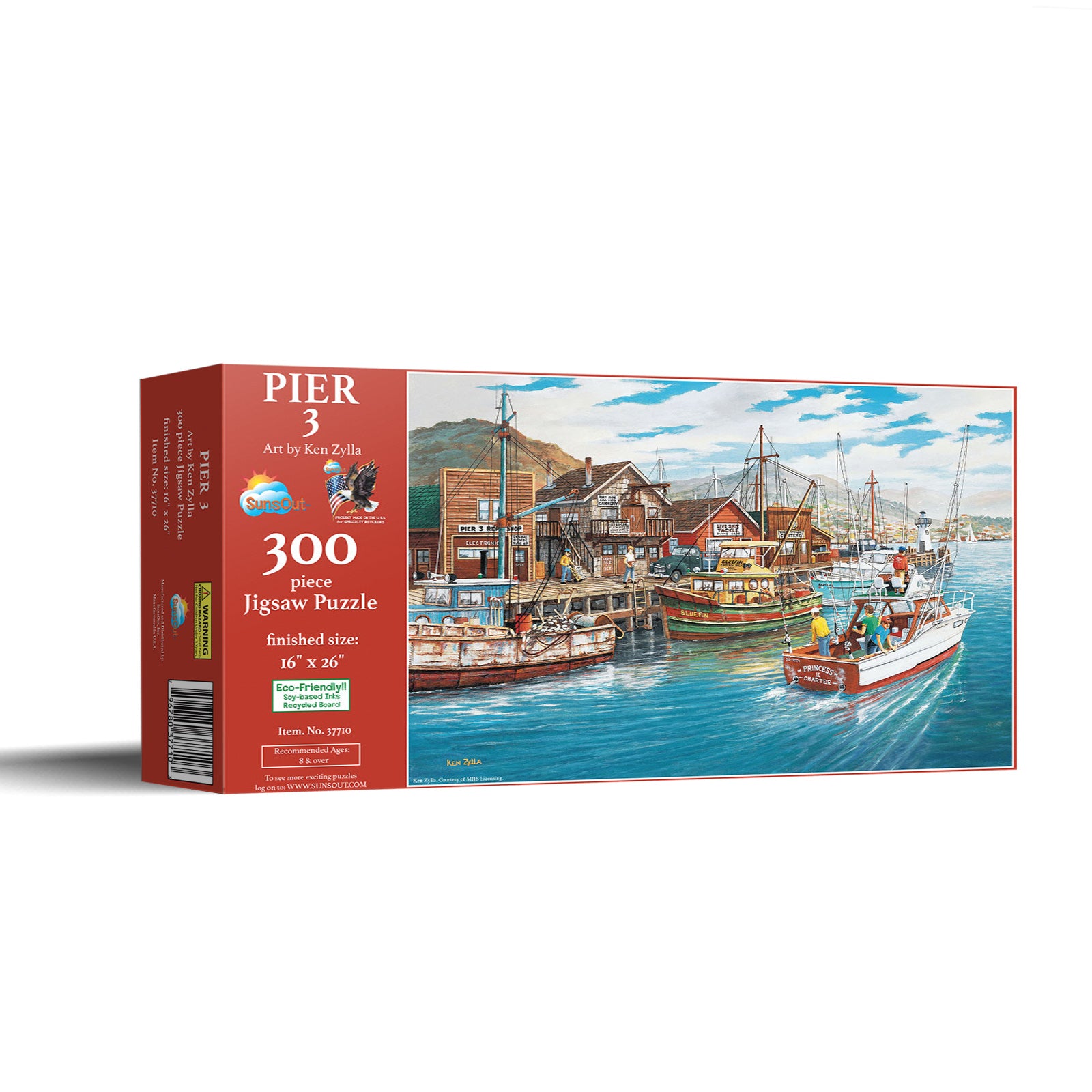 Sunsout Pier 3 300 Piece Puzzle – Hiawatha Hobbies LLC