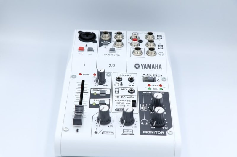 YAMAHA AG03 ミキサー YAMAHA AG03 オーディオインターフェース