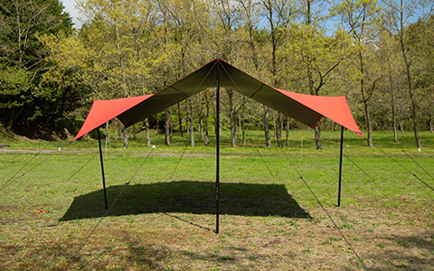 ハイスペックタープ THE TARP -ザ・タープ- レッド | HILLS FIELD